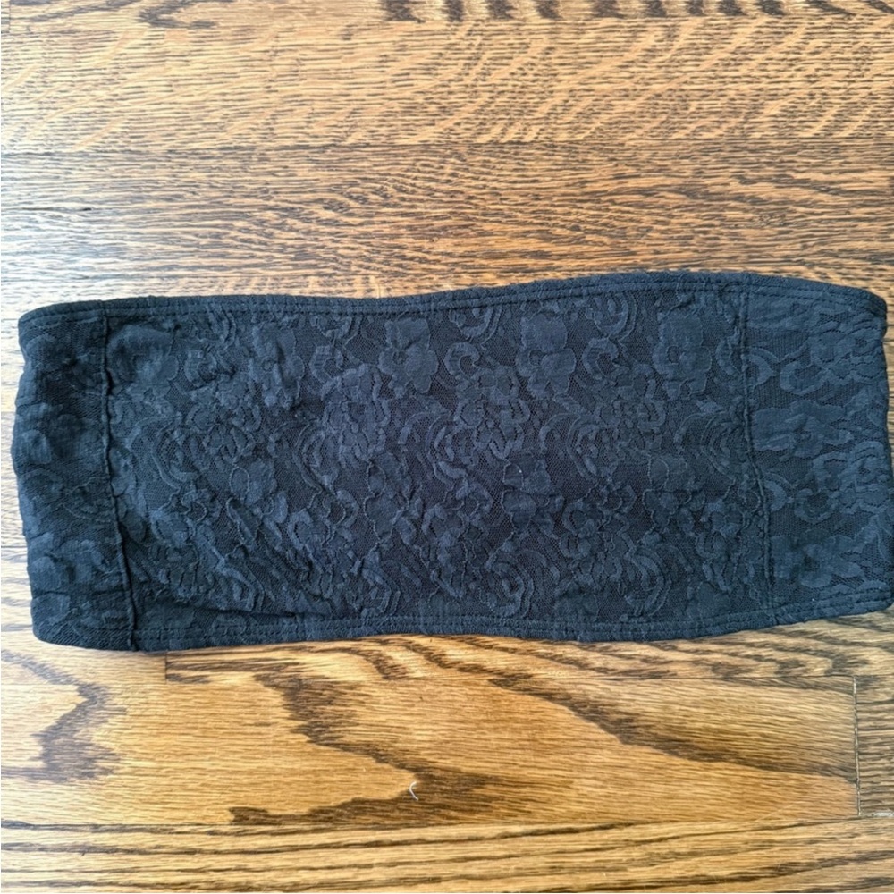 Merritt Charles Kerry Bandeau | Charcoal Lace